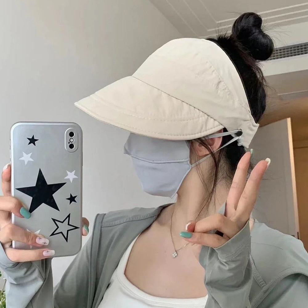 Brehn | Sonnen-sicherer schicker Sommermasken-Halter Hut
