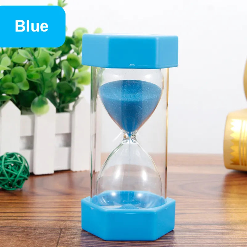 Hexagonale Dekorative Sanduhr – Mehrere Zeitoptionen und Farben | Brehn