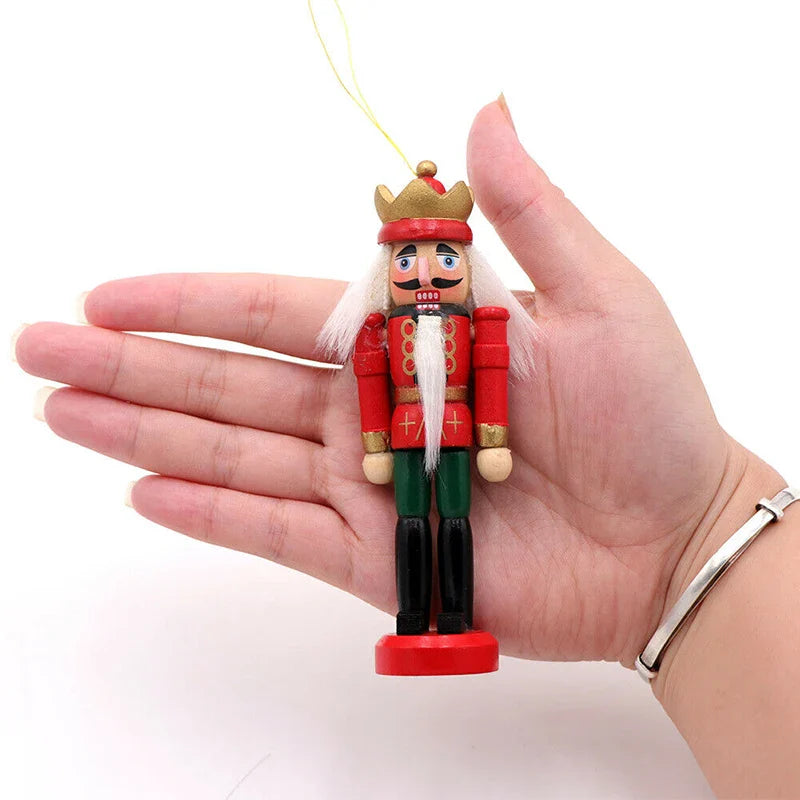 Brehn | HoutPracht | Set aus 6 Mini-Nussknacker-Ornamenten