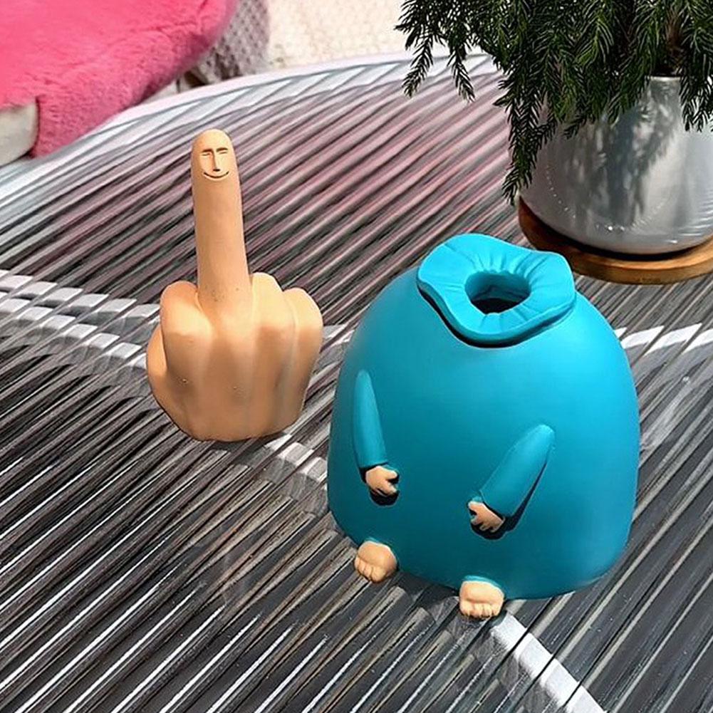 Happy Middle Finger Lustige Tischdekoration | Brehn