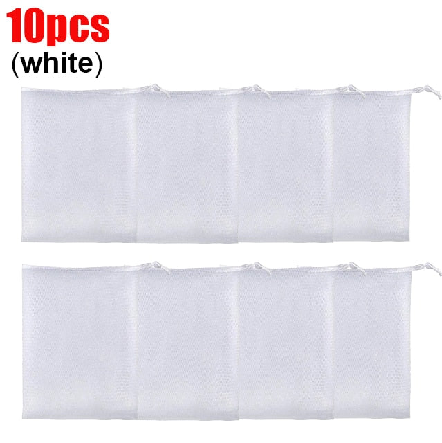 VIvolux | 10Pcs Hängbare Seifenorganisator-Mesh-Tasche