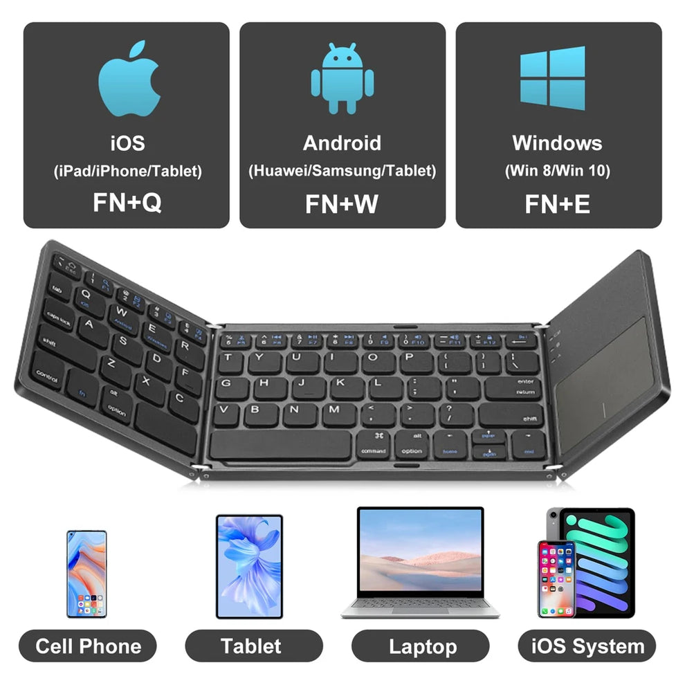 Brehn | PocketType - Ultrakompakt und Sehr Tragbar Tastatur