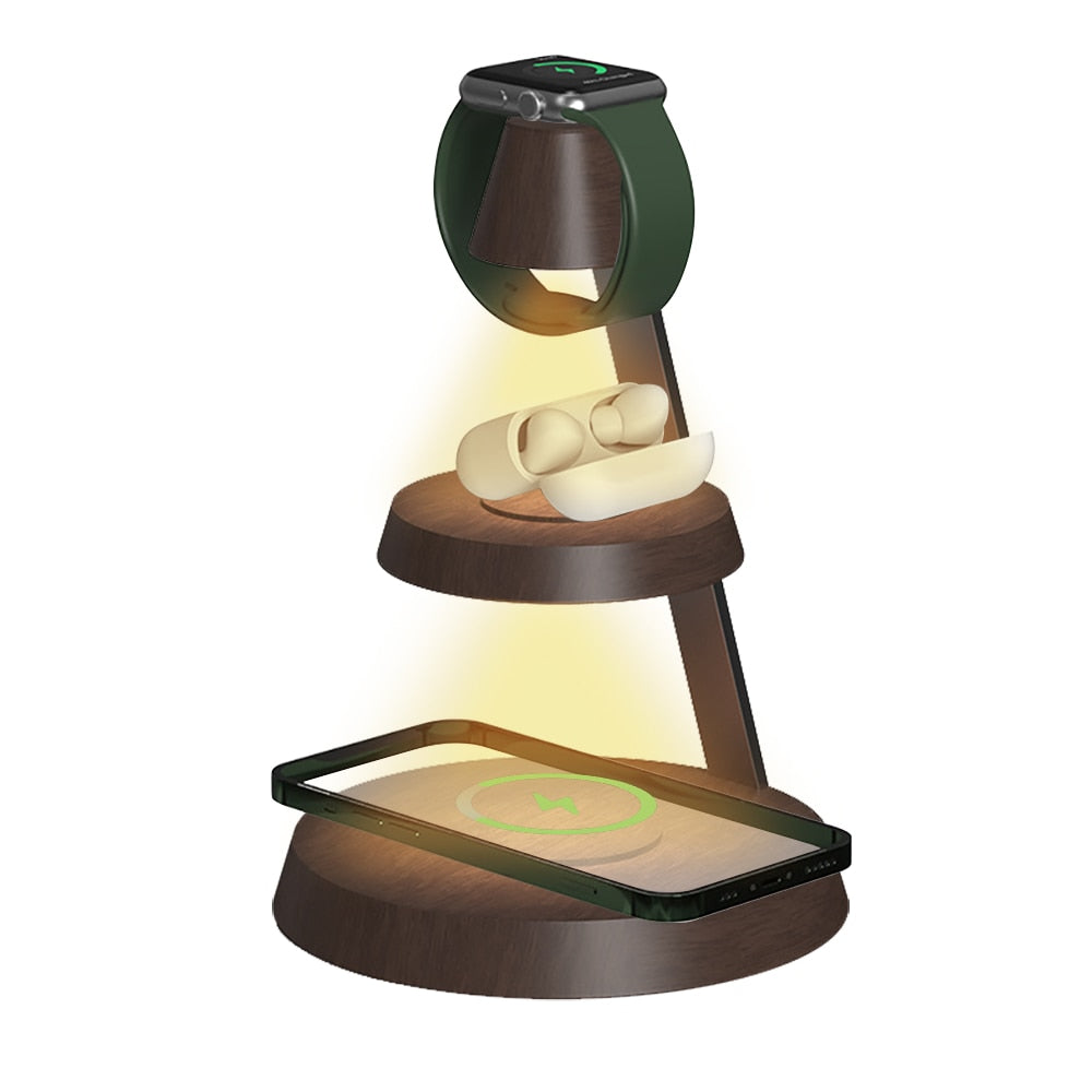 VIvolux | Desktop Powerhouse Multi-Geräte Wireless Charger Stand