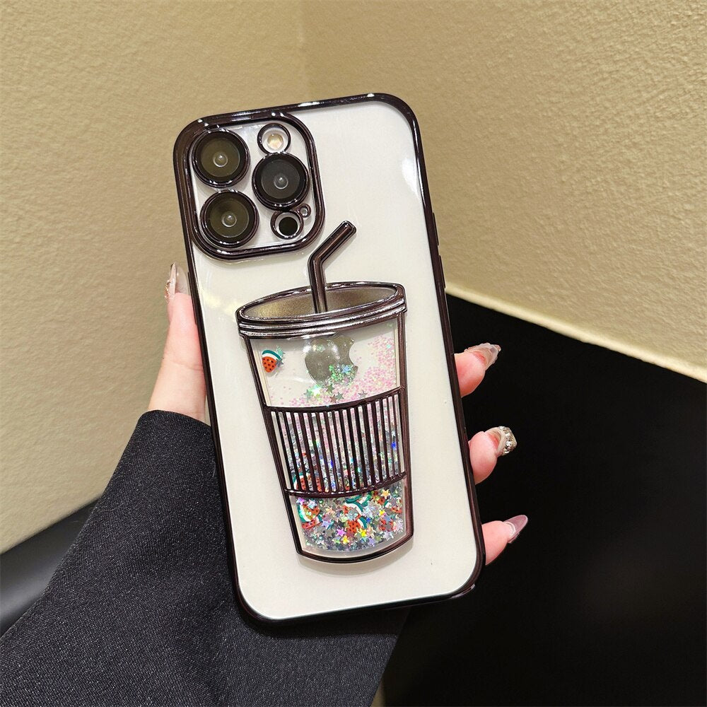 VIvolux | Glitter Star Trinkbecher iPhone-Hülle
