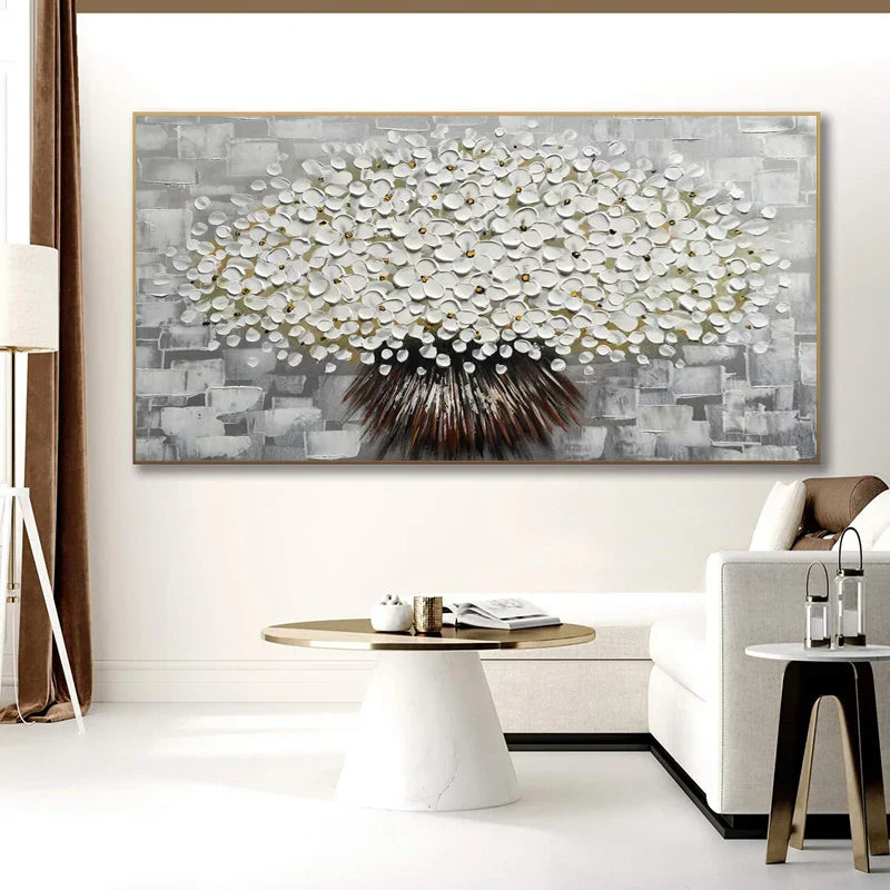 Moderne abstrakte Blumenbaum Wandkunst Fine Art Leinwanddrucke Große Größen Bilder Für Wohnzimmer Schlafzimmer Home Office Kunstdekoration | Brehn
