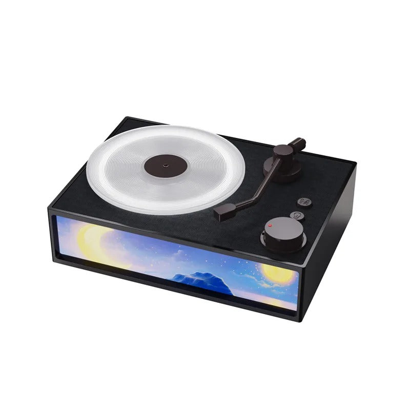 Vintage Design & LED-Stimmungsbeleuchtung Drahtloser Aromatherapie-Lautsprecher