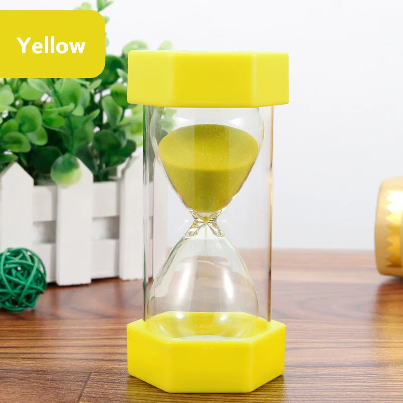 Hexagonale Dekorative Sanduhr – Mehrere Zeitoptionen und Farben | Brehn