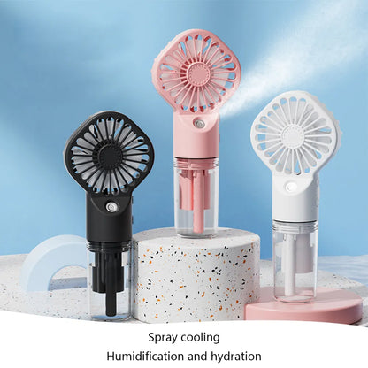 Handheld Mini Klimaanlage USB wiederaufladbarer tragbarer Luftbefeuchter Sprühkühler Kühlspray Luftbefeuchter Ventilator für Zuhause/Büro/Wohnheim | Brehn