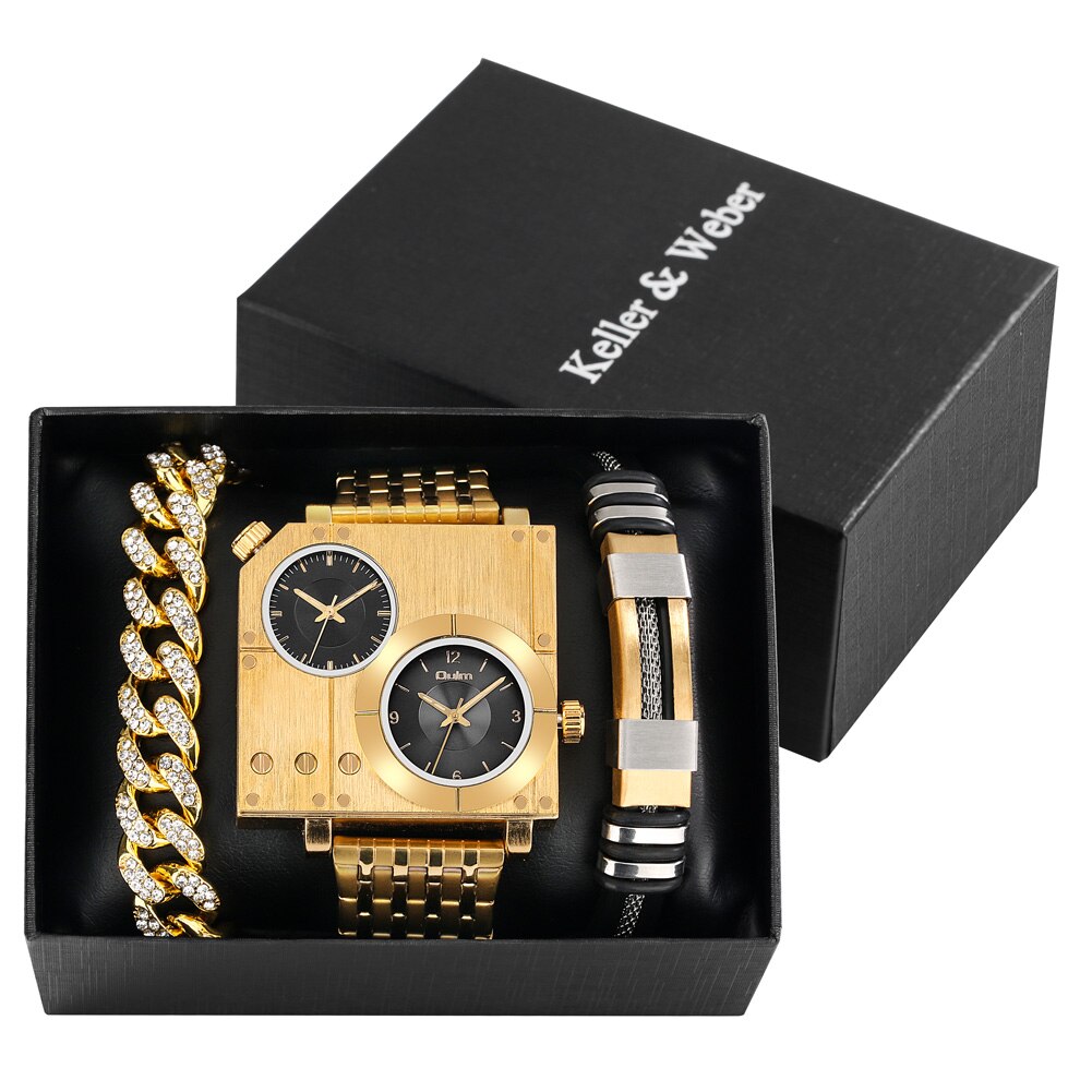 Brehn | Ultimativer Zeitmesser Quadrat Uhr Geschenkset
