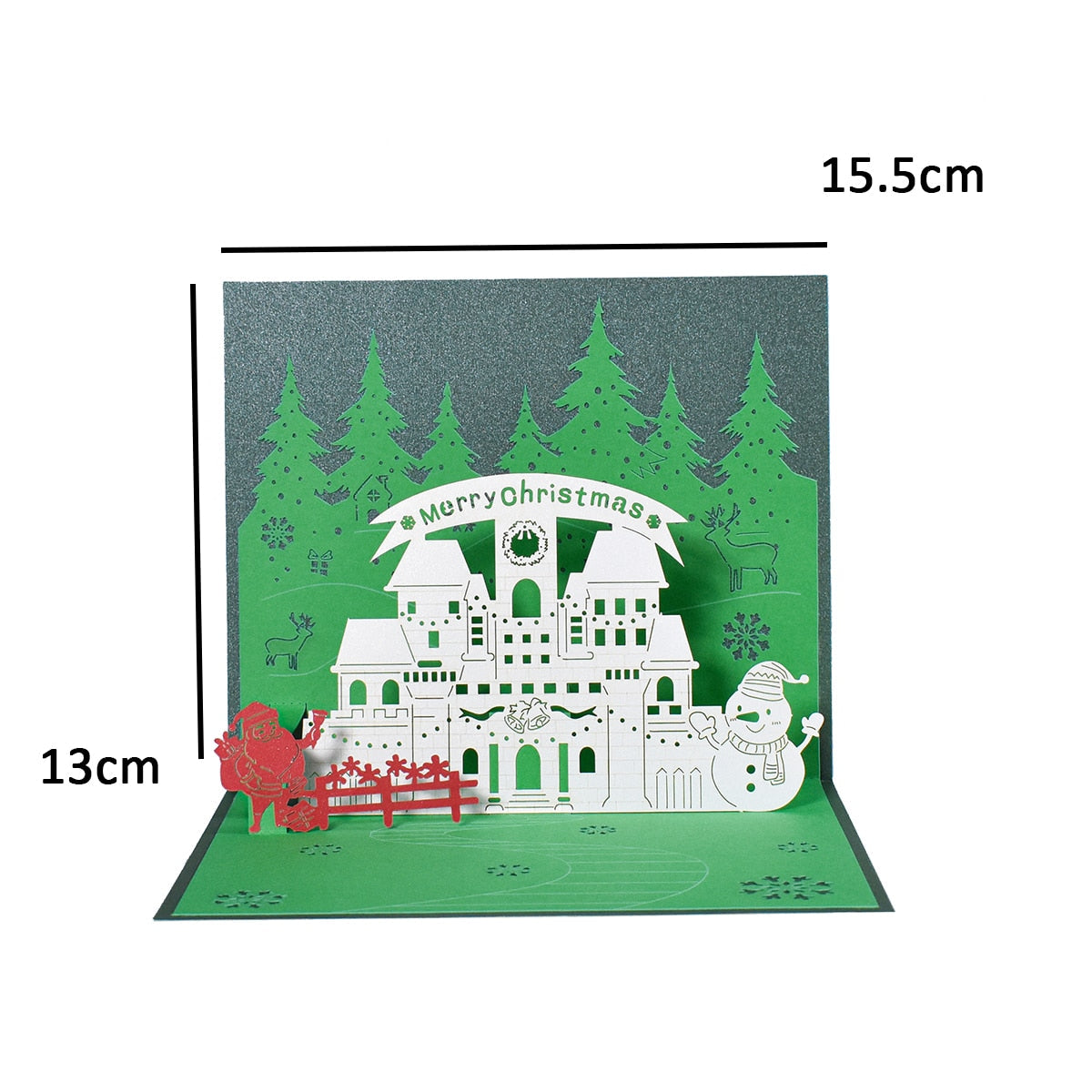 Brehn | 3D Pop-Up Fröhliche Weihnachtsgeschenkkarten