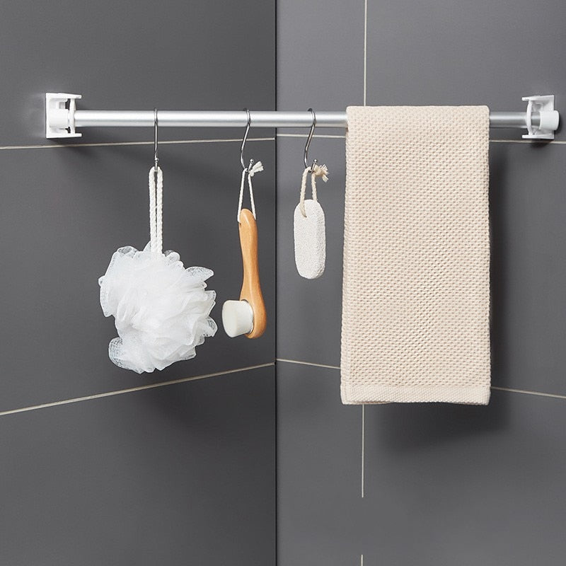 Punch-Free Handy Hook Verstellbare Stangenhalter | Brehn
