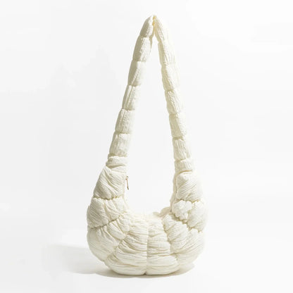 Puff Croissant Schultertasche