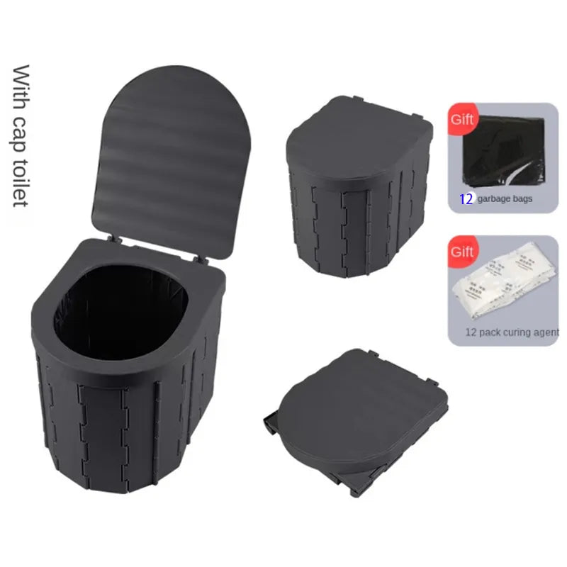Bequeme Reise Faltbare Camping-Toilette | Brehn