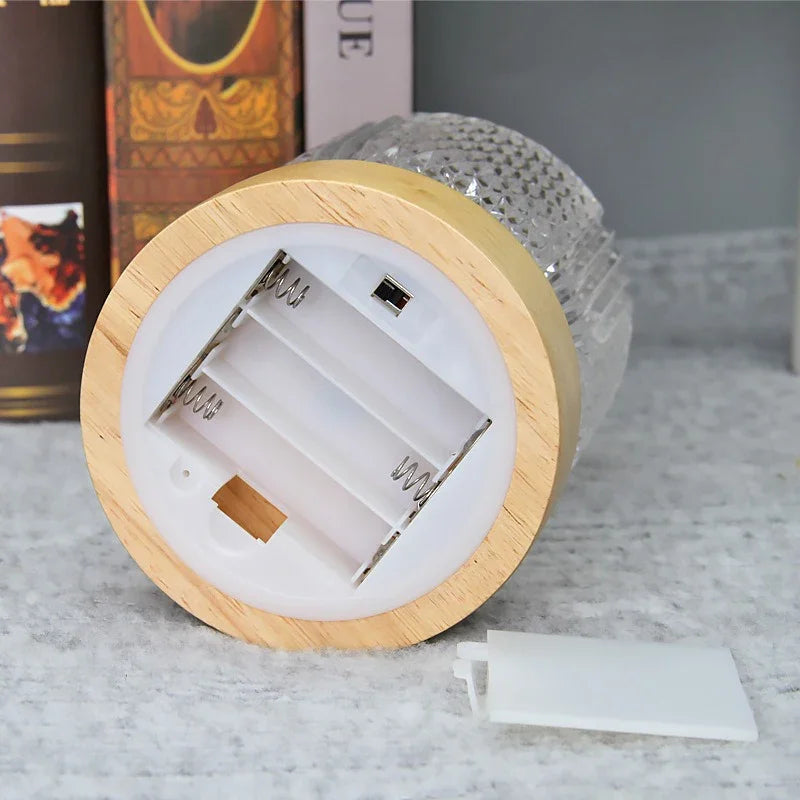Brehn | Dimmbare Kristall-Tischlampe - Stylische goldene dimmbare Tischlampe mit luxuriösem Kristall-Design