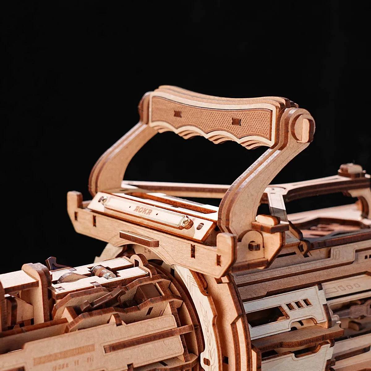 Brehn | 3D Puzzle Holz Rapid Fire Launcher Spielzeugpistole