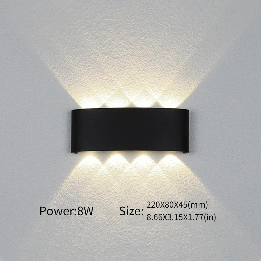 Modern lighting, indoor or outdoor: The versatile LED wall lamp