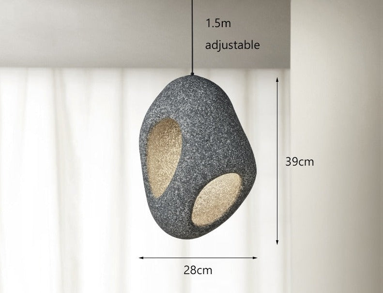 Brehn | Moderne kreative LED-Pendelleuchte Wabi Sabi