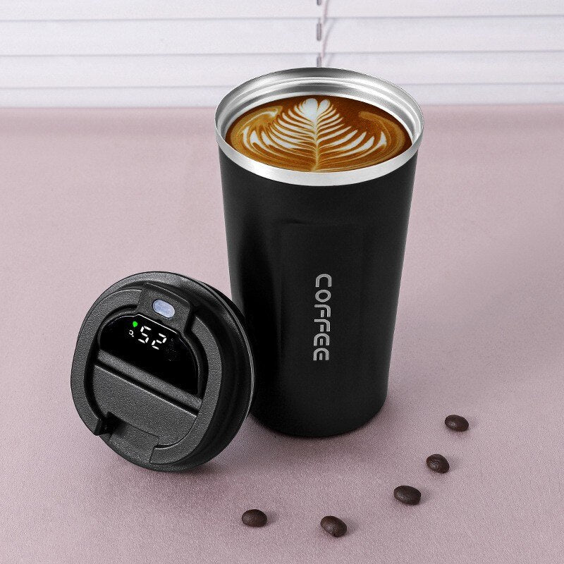 VIvolux | LED Temperaturanzeige Smarter Thermo Kaffee Becher