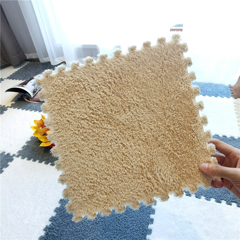 DIY Winter Plush Puzzle Mat | Brehn