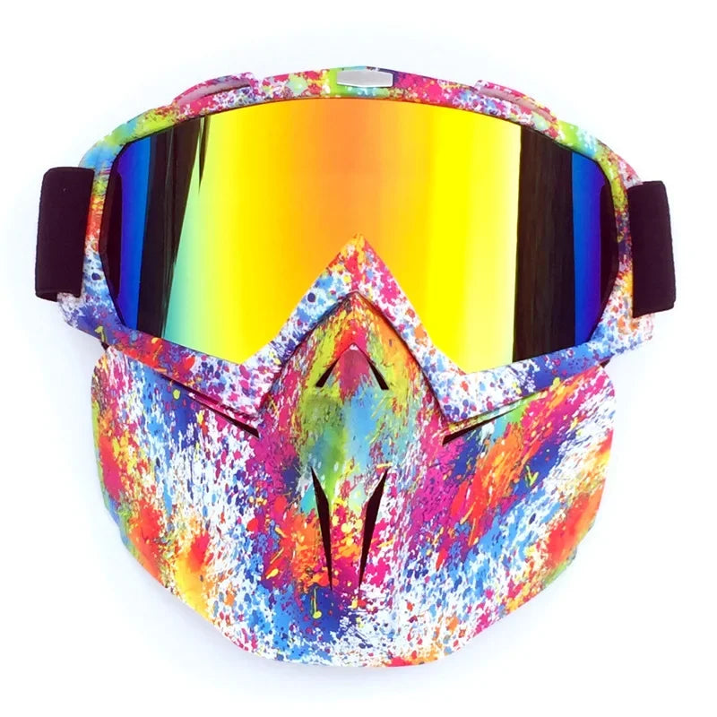 Schneeninja-Maske mit Schutzbrille