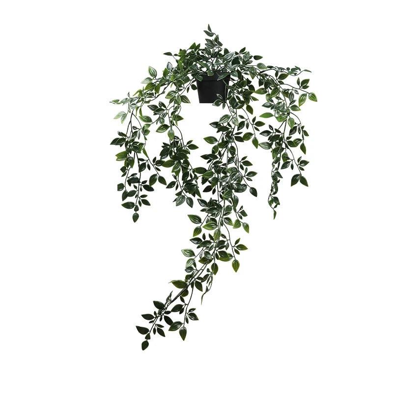 Brehn | VerduraLine Künstliche Pflanze Hängend | Immergrün & Wartungsfrei | 90 cm Dekoration | Frisches Natürliches Design