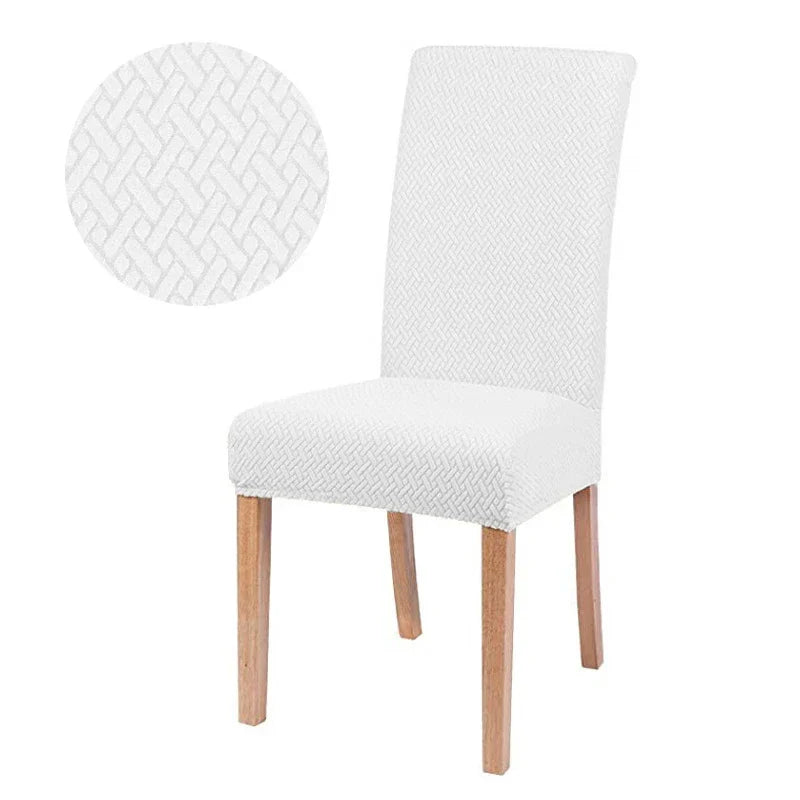 Brehn | Stuhlhusse Velvona | Elastisch & Dick Gepolstert | Jacquard-Stretchbezug | Waschbar & Knitterfrei