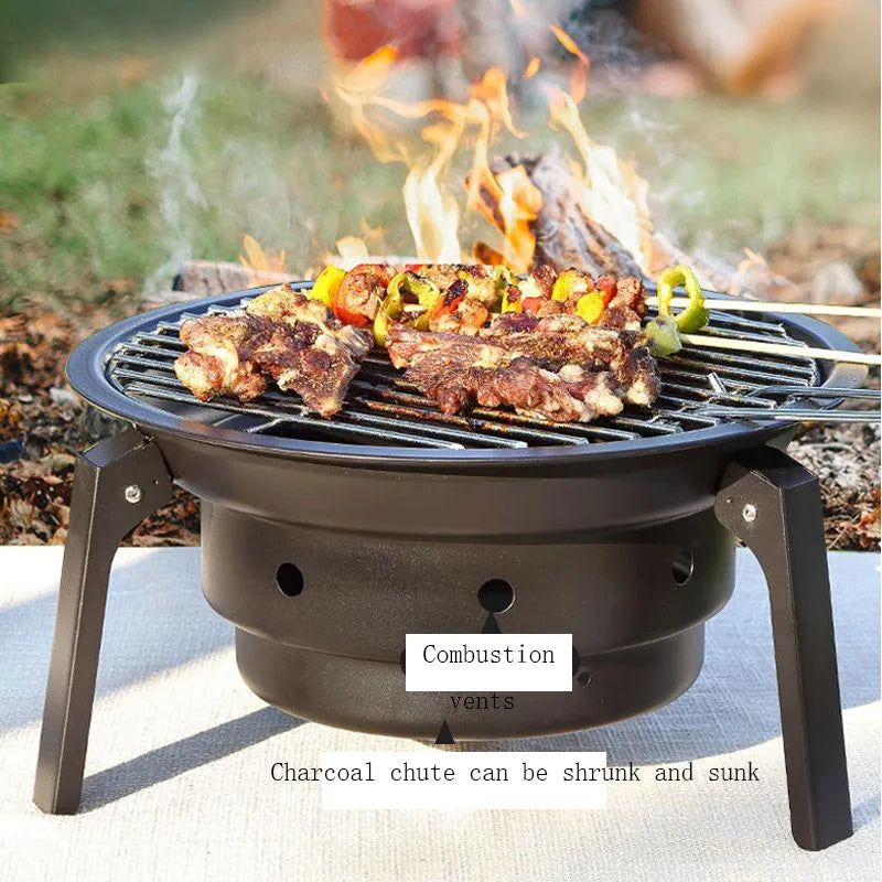 Portabler Antihaft Elite Abenteuer Campinggrill | Brehn