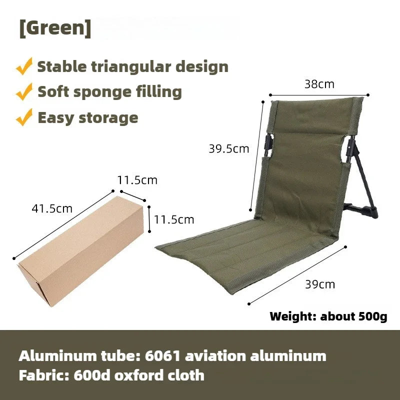 Brehn | TREKASE Camping-Klappstuhl | Ultraleicht & wetterfest | Aluminiumrahmen | Gepolstert für extra Komfort | Schnell aufbaubar