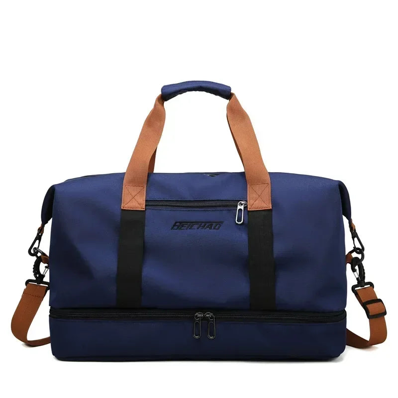 Brehn | VOLARIS Fitness-Reisetasche | Große Kapazität | Trockennass-Trennung | Hand- & Schultertasche für Damen
