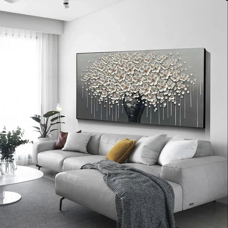 Moderne abstrakte Blumenbaum Wandkunst Fine Art Leinwanddrucke Große Größen Bilder Für Wohnzimmer Schlafzimmer Home Office Kunstdekoration | Brehn