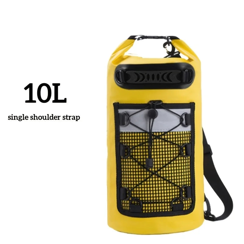 Brehn | Wasserdichte Dry Bag AQUARIX Motion | 10/20/30 L | Rolltop & Schultergurt | Für Kajak, Strand & Trekking