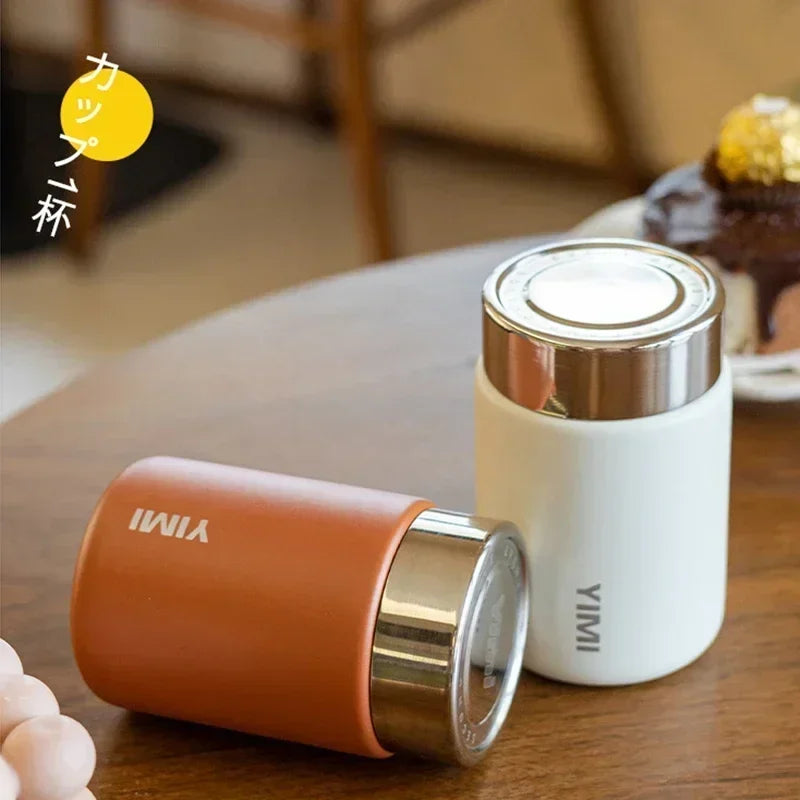 Brehn | 230ml Mini 316 Edelstahl Tragbare Thermoskanne - Taschen-Vakuumflasche
