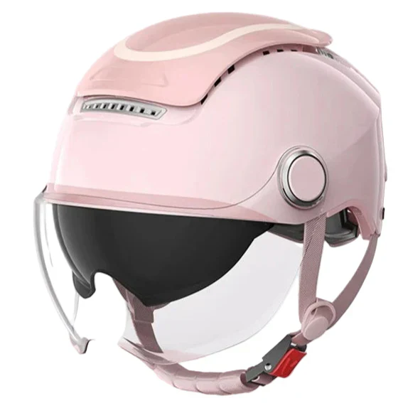 Offener Motorradhelm mit Doppelvisier und atmungsaktivem Sommerdesign – RiderMax