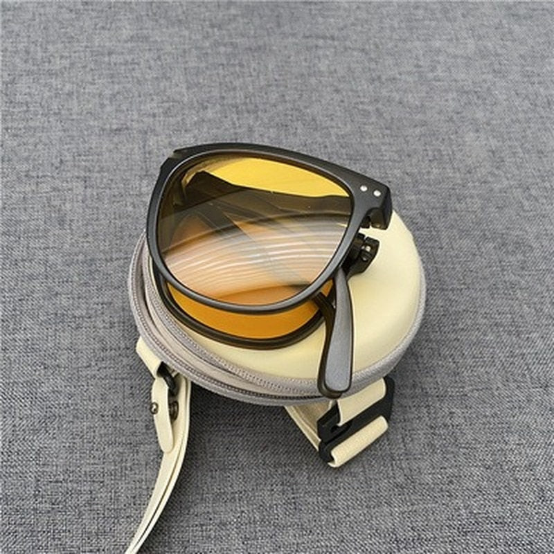 Brehn | Anti-UV faltbare Mode Flex klare Sicht Sonnenbrille