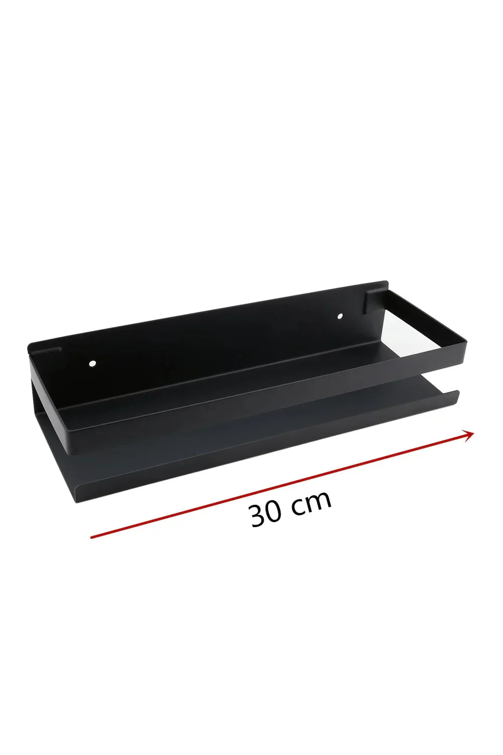 Moderne schwarze Wandregale