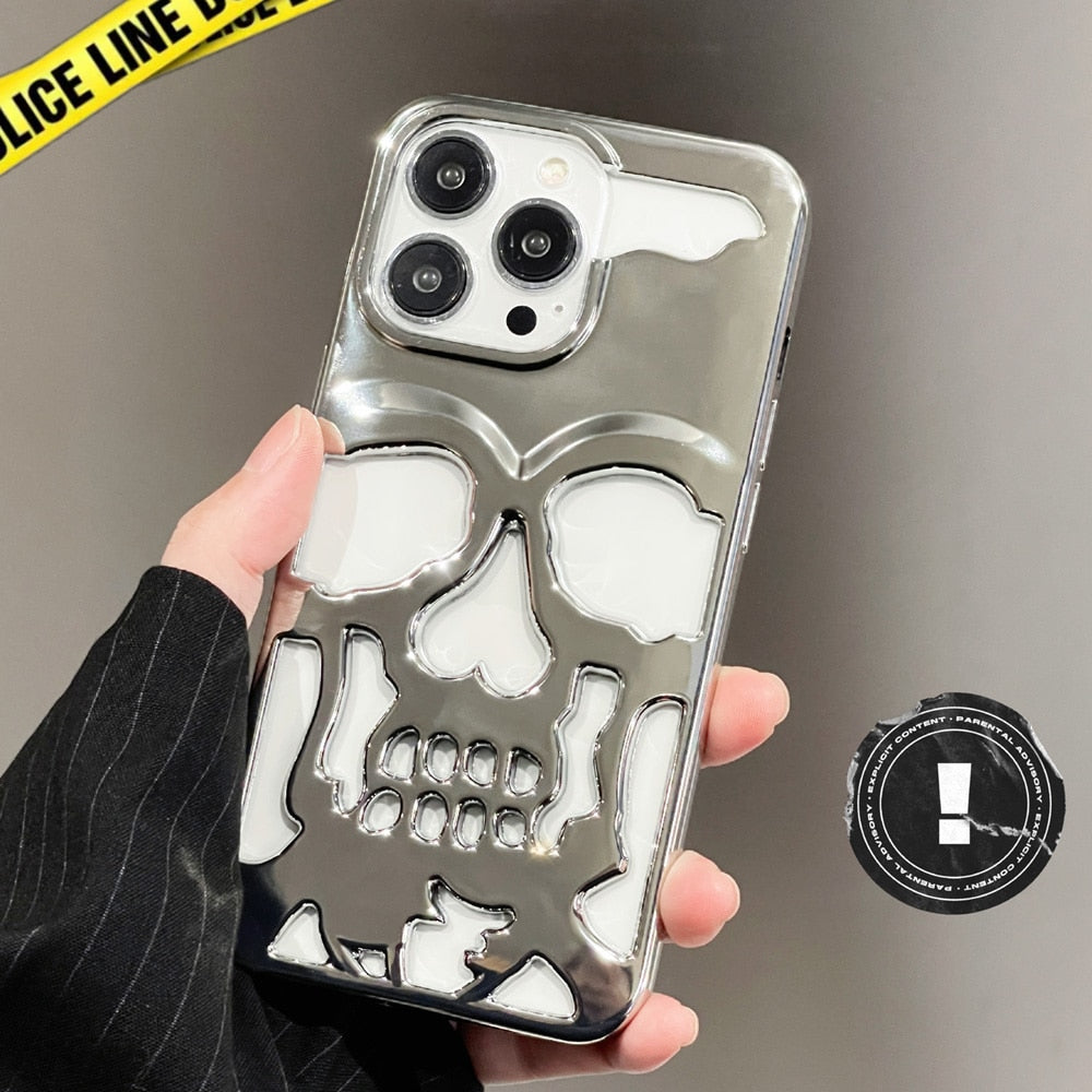 Brehn | Gothic Midnight Skull Handyhülle