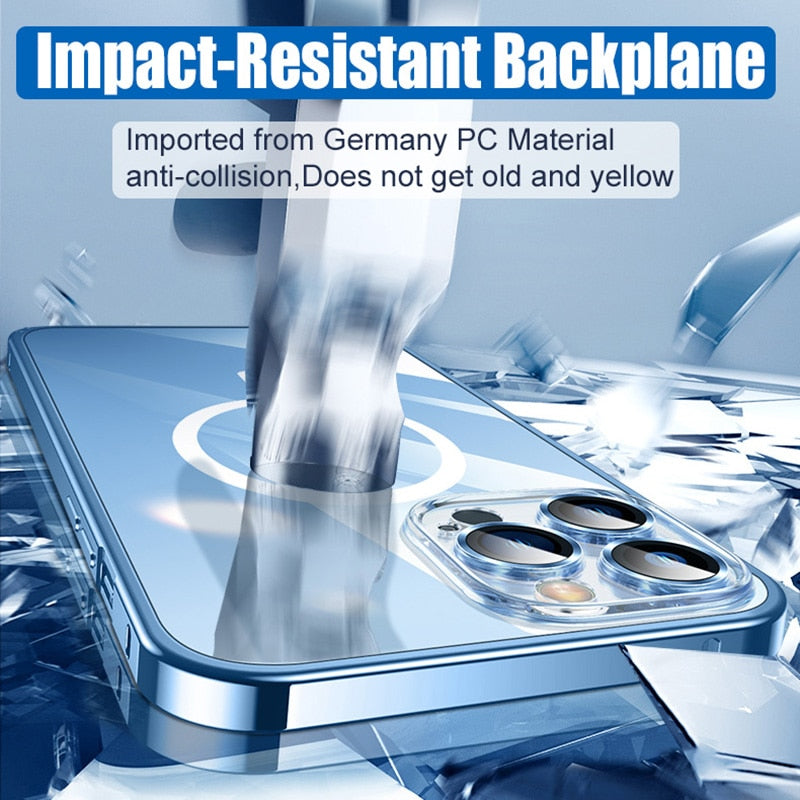 Brehn | Metallstoßstange Aluminium Magnetische Handyhülle