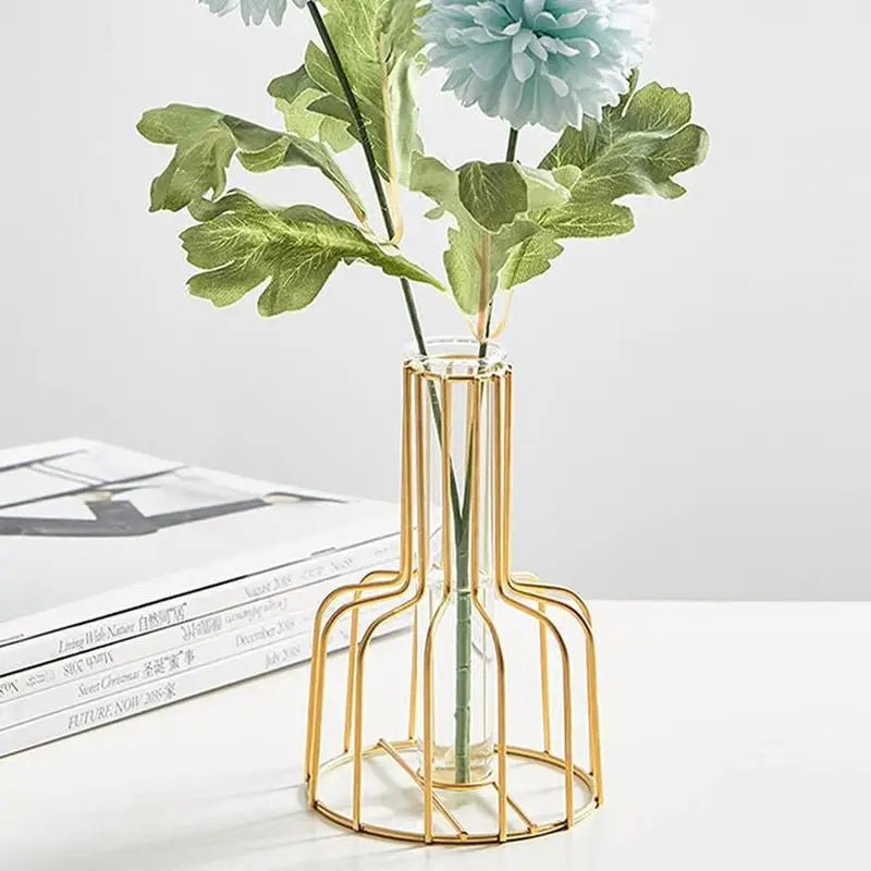 Gold Cage Vase Brehn
