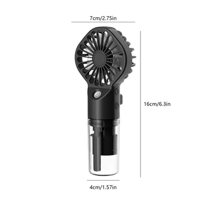 Handheld Mini Klimaanlage USB wiederaufladbarer tragbarer Luftbefeuchter Sprühkühler Kühlspray Luftbefeuchter Ventilator für Zuhause/Büro/Wohnheim | Brehn