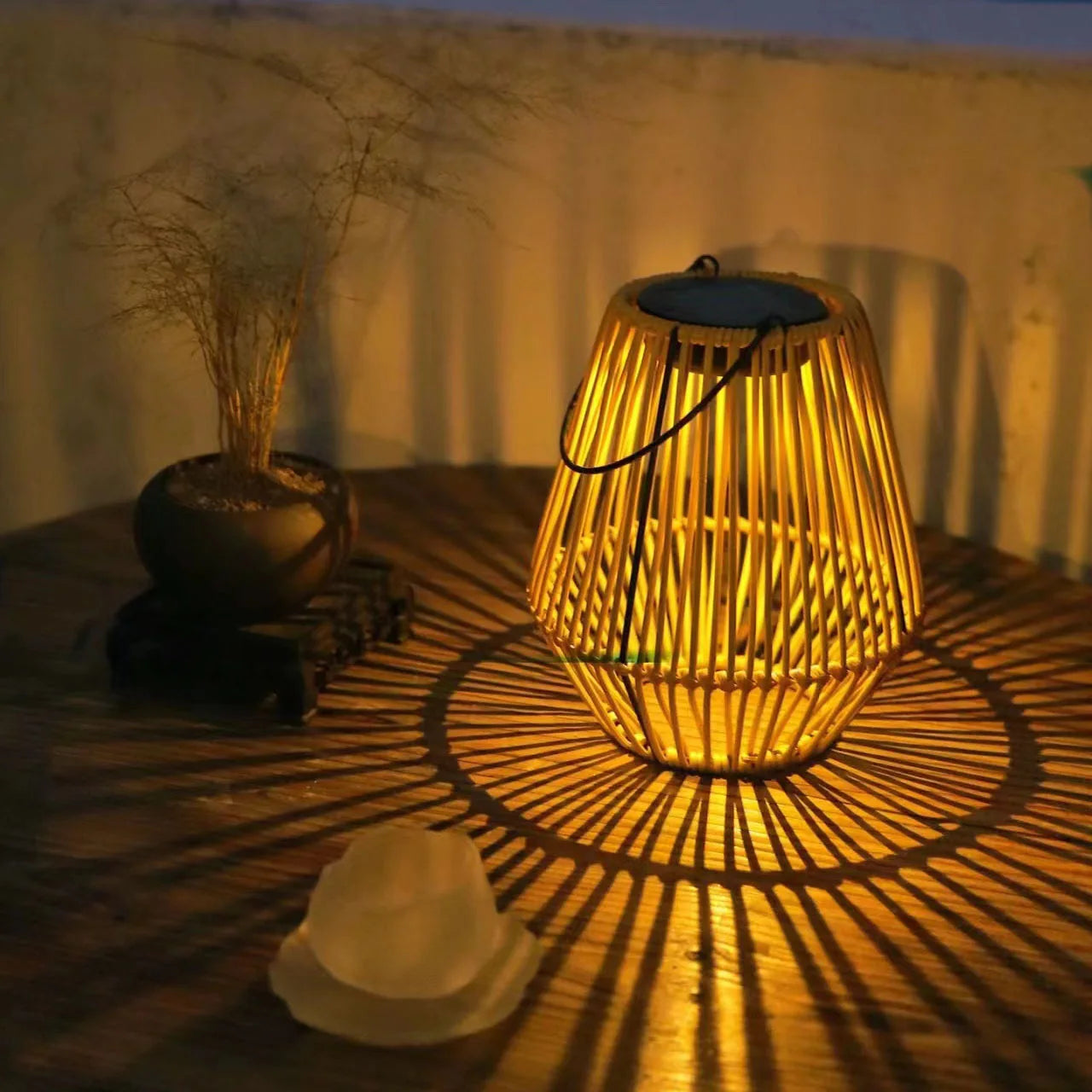 Solar Woven Lantern Brehn