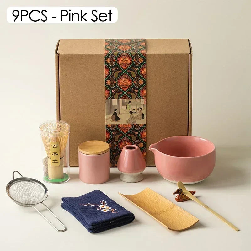 Brehn | 9-teilige japanische Matcha-Tee-Set