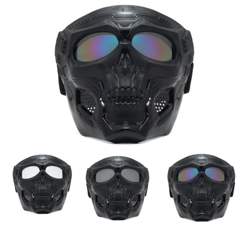 Brehn | Skull Horror Off-Road Motorradmaske