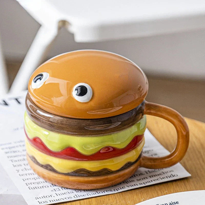 Lecker Hamburger-förmige Keramiktasse