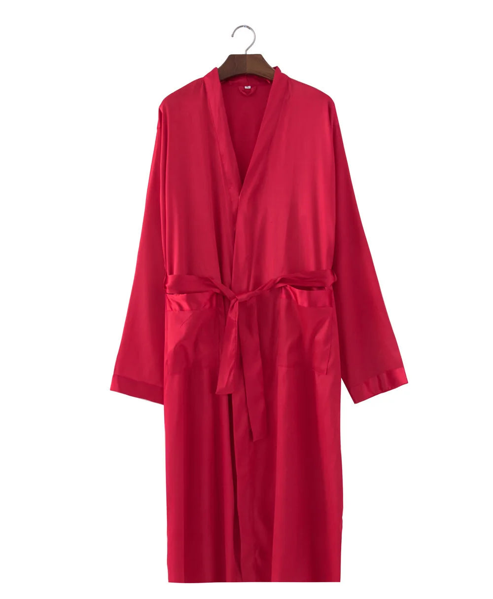 BowLift | RelaxWear Bathrobe - Elegant Satin Bathrobe for Comfort