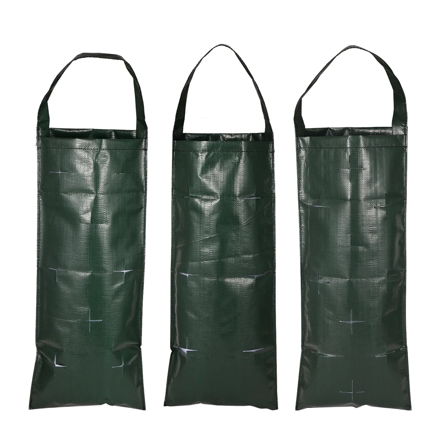 Brehn | VertiBloom Wand-Pflanztasche für Erdbeeren & Kräuter | 6/8/10 Taschen | Vertikaler Garten Pflanzsack aus PE für Innen & Außen