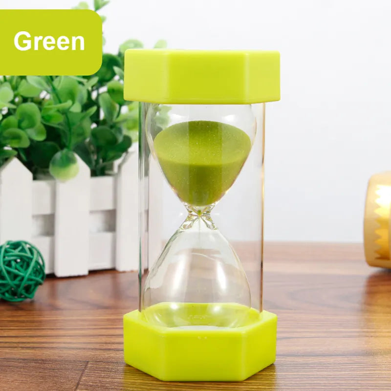Hexagonale Dekorative Sanduhr – Mehrere Zeitoptionen und Farben | Brehn
