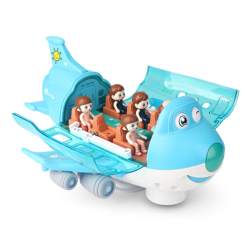 VIvolux | Kinder Musik Elektrisch Zusammengebaut Airbus Spielzeug