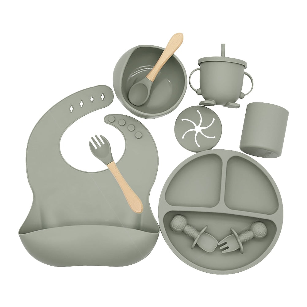 Silicone Baby Feeding Tableware Set | Brehn