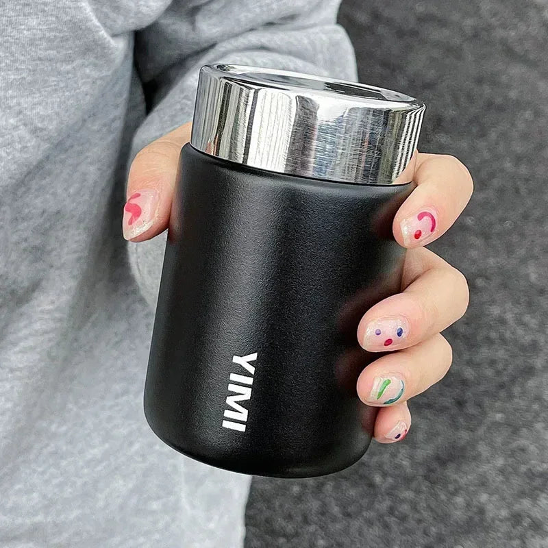 Brehn | 230ml Mini 316 Edelstahl Tragbare Thermoskanne - Taschen-Vakuumflasche