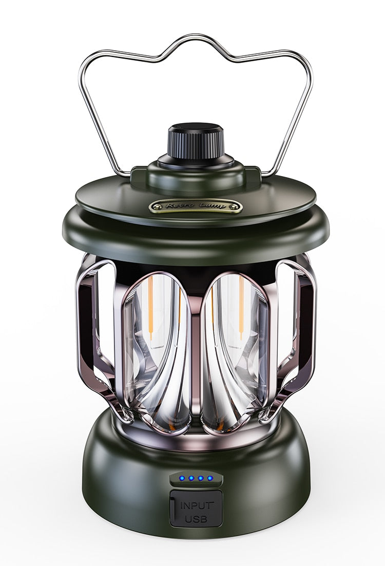 Brehn | Retro Power Bank Camping LED Lampe